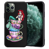 XIX for Funda iPhone 11 Pro Case 5 5S 6 6S 7 8 Plus X XS Max Tattoo Cartoon for Cover iPhone 7 Case Soft TPU for iPhone XR Case