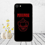 291DD Pennywise The Clown Horror Soft Silicone Cover Case for iphone 5 5s se 6 6s 8 plus 7 7 Plus X XS SR MAX case