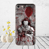 291DD Pennywise The Clown Horror Soft Silicone Cover Case for iphone 5 5s se 6 6s 8 plus 7 7 Plus X XS SR MAX case