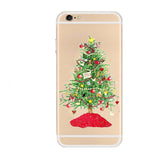 Phone Cases For iPhone 8 7 Plus 6 6S Case Christmas Soft Silicone Santa Claus Case for iPhone 5 5S SE XS Max X XR Cover Capa