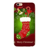 Phone Cases For iPhone 8 7 Plus 6 6S Case Christmas Soft Silicone Santa Claus Case for iPhone 5 5S SE XS Max X XR Cover Capa