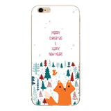 Phone Cases For iPhone 8 7 Plus 6 6S Case Christmas Soft Silicone Santa Claus Case for iPhone 5 5S SE XS Max X XR Cover Capa