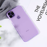 Lovebay Ultra Thin Phone Case For iPhone 11 11 Pro Max 7 8 6 6s Plus X XR XS Max Candy Shockproof Slim Matte Hard PC Back Cover
