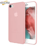KISSCASE Shockproof Matte Phone Case For iPhone 7 XR XS MAX 6S Colorful PC Case For iPhone X XS 5 5s SE 6 6s 7 8 Plus Capa Funda