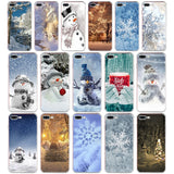 241H Animated Winter snowman snow Soft TPU Silicone Cover Case For Apple iPhone  6 6s 7 8 plus Case