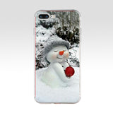 241H Animated Winter snowman snow Soft TPU Silicone Cover Case For Apple iPhone  6 6s 7 8 plus Case