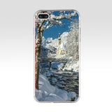241H Animated Winter snowman snow Soft TPU Silicone Cover Case For Apple iPhone  6 6s 7 8 plus Case