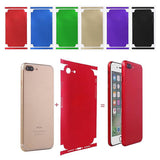 For iPhone 5s 7 8 Plus X XS MAX Solid Color Decal Ice Film Full Body Sticker Wrap Skin Case Cover Funda Films For 6 6s Protector
