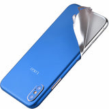 For iPhone 5s 7 8 Plus X XS MAX Solid Color Decal Ice Film Full Body Sticker Wrap Skin Case Cover Funda Films For 6 6s Protector