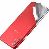 For iPhone 5s 7 8 Plus X XS MAX Solid Color Decal Ice Film Full Body Sticker Wrap Skin Case Cover Funda Films For 6 6s Protector
