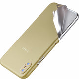 For iPhone 5s 7 8 Plus X XS MAX Solid Color Decal Ice Film Full Body Sticker Wrap Skin Case Cover Funda Films For 6 6s Protector