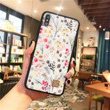 Glitter Gold Marble Case For iPhone X XS Max XR 7 Soft TPU Granite Geometry Cover For iPhone 7 8 6 6s Plus Cover Phone Case