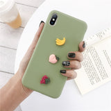 Lovebay Cute 3D Pattern Phone Case For iPhone 11 Pro XS Max XR X 8 7 6 6S Plus 11 Lovely Fruit Avocado Soft TPU Candy Back Cover