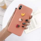 Lovebay Cute 3D Pattern Phone Case For iPhone 11 Pro XS Max XR X 8 7 6 6S Plus 11 Lovely Fruit Avocado Soft TPU Candy Back Cover