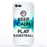 Transparent Silicone Cover I Love Basketball for iPhone 11 11Pro XS MAX XR X 8 7 6S 6 Plus 5S Phone Case