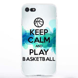 Transparent Silicone Cover I Love Basketball for iPhone 11 11Pro XS MAX XR X 8 7 6S 6 Plus 5S Phone Case
