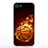 Transparent Silicone Cover I Love Basketball for iPhone 11 11Pro XS MAX XR X 8 7 6S 6 Plus 5S Phone Case