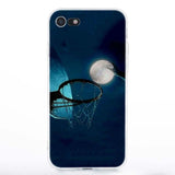 Transparent Silicone Cover I Love Basketball for iPhone 11 11Pro XS MAX XR X 8 7 6S 6 Plus 5S Phone Case