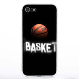 Transparent Silicone Cover I Love Basketball for iPhone 11 11Pro XS MAX XR X 8 7 6S 6 Plus 5S Phone Case