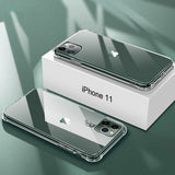 Luxury Shockproof Silicone Phone Case For iPhone 11 X XS 11 PRO Transparent Protection Back Cover For iphone 11 PRO MAX Cases