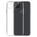 Transparent Silicone TPU Cover For iPhone X 11 PRO XS MAX XR Ultra Thin Anti-Shock Silicone Coque For iPhone 11 Pro 2019 CASE