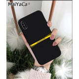 MaiYaCa off yellow warning TPU Silicone Phone Case Cover for Apple iphone 11 pro 8 7 66S Plus X XS MAX 5S SE XR Cover