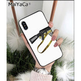 MaiYaCa off yellow warning TPU Silicone Phone Case Cover for Apple iphone 11 pro 8 7 66S Plus X XS MAX 5S SE XR Cover