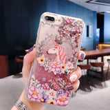Liquid Dynamic Quicksand Glitter Phone Case For iphone 5 5S SE 6S 6 7 8 Plus X XR XS MAX Protective Nail Polish Sequins Cover