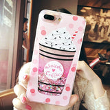 Liquid Dynamic Quicksand Glitter Phone Case For iphone 5 5S SE 6S 6 7 8 Plus X XR XS MAX Protective Nail Polish Sequins Cover