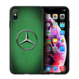 EWAU Mercedes Logo Silicone phone case for iphone 5 5s SE 6 6s 7 8 plus X XR XS 11 Pro Max