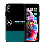 EWAU Mercedes Logo Silicone phone case for iphone 5 5s SE 6 6s 7 8 plus X XR XS 11 Pro Max