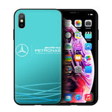 EWAU Mercedes Logo Silicone phone case for iphone 5 5s SE 6 6s 7 8 plus X XR XS 11 Pro Max