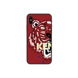 Kenzoe Cool Tiger head Couple phone case for iphone 6 6S plus 7 7plus 8 8plus X XS 11 pro max XR Leisure Patterned phone cover