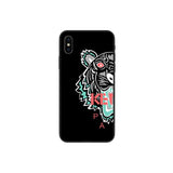 Kenzoe Cool Tiger head Couple phone case for iphone 6 6S plus 7 7plus 8 8plus X XS 11 pro max XR Leisure Patterned phone cover