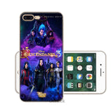 Mobile Cell Phone Case TPU for iPhone 11 Pro XR X XS Max iPhone 7 8 6 6S Plus 5 5s SE Cover Descendants 3