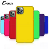 Luxury Hard PC Matte Phone Case Ultra Thin Slim Plastic Back Cover For iPhone 11 Pro Max XR XS Max X 8 7 6 6S Plus 5S 5 5C SE