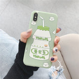 Matte Phone Cases For iPhone 11 Pro 6 6S 8Plus X XR 7Plus XS Max Cute Avocado Funny Dinosaur Soft Silicone Candy Case Capa Coqua