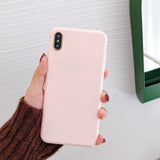 Matte Phone Cases For iPhone 11 Pro 6 6S 8Plus X XR 7Plus XS Max Cute Avocado Funny Dinosaur Soft Silicone Candy Case Capa Coqua
