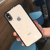 Shockproof Silicone Phone Case For iPhone 11 11Pro Max X XS XR XS Max 8 7 Plus 6 6S Plus Case Transparent Protection Back Cover