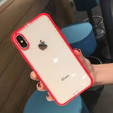 Shockproof Silicone Phone Case For iPhone 11 11Pro Max X XS XR XS Max 8 7 Plus 6 6S Plus Case Transparent Protection Back Cover