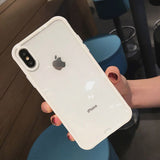 Shockproof Silicone Phone Case For iPhone 11 11Pro Max X XS XR XS Max 8 7 Plus 6 6S Plus Case Transparent Protection Back Cover