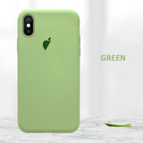 Original official Liquid Silicone Case For iphone 7 8 6S 6 Plus 11 Pro Max X Case for iphone XS MAX XR X Soft Cover With logo