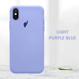 Original official Liquid Silicone Case For iphone 7 8 6S 6 Plus 11 Pro Max X Case for iphone XS MAX XR X Soft Cover With logo