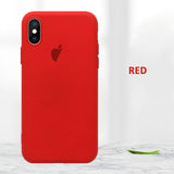 Original official Liquid Silicone Case For iphone 7 8 6S 6 Plus 11 Pro Max X Case for iphone XS MAX XR X Soft Cover With logo