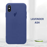 Original official Liquid Silicone Case For iphone 7 8 6S 6 Plus 11 Pro Max X Case for iphone XS MAX XR X Soft Cover With logo