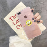 For iphone 11 SpongeBob Smart Cover Transparent Soft Shell Phone Case for iPhone X XS MAX  6 6s 7 7plus 8 8Plus 5 5S SE XR