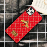 Luxury 3D Gemstone Bee Phone Case for iPhone 11 11 Pro 11 Pro Max 6 6s 7 8 Plus X XR Xs Max Fashion Glitter Jewelled Case