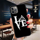 Potter Love Black Case for Apple iPhone 11 Pro XR 7 8 6 6S Plus X XS MAX 5 5S SE Soft TPU Silicone Phone Cover Case
