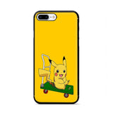 EWAU Pikachu Soft Silicone phone case for iphone 5 5s SE 6 6s 7 8 plus X XR XS 11 Pro Max