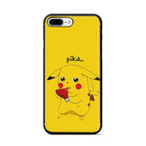 EWAU Pikachu Soft Silicone phone case for iphone 5 5s SE 6 6s 7 8 plus X XR XS 11 Pro Max